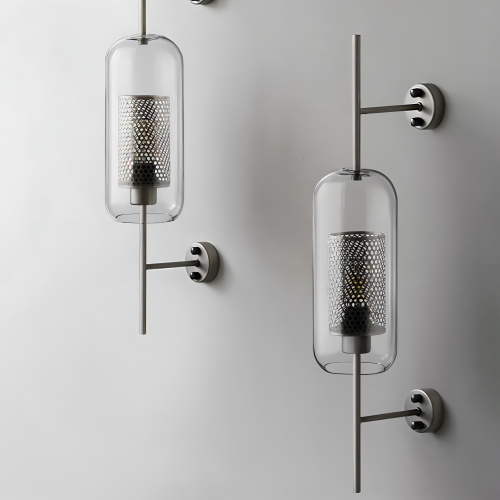 Orbee Wandleuchte - Stilvolle Glas Wandleuchte - Honeycomb Wandleuchte Design - Vintage Wandleuchten LED