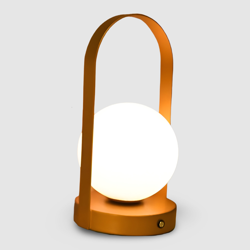 OrbitaLED - Kabellose Orb-Tischlampe - Wiederaufladbar & Rostfrei