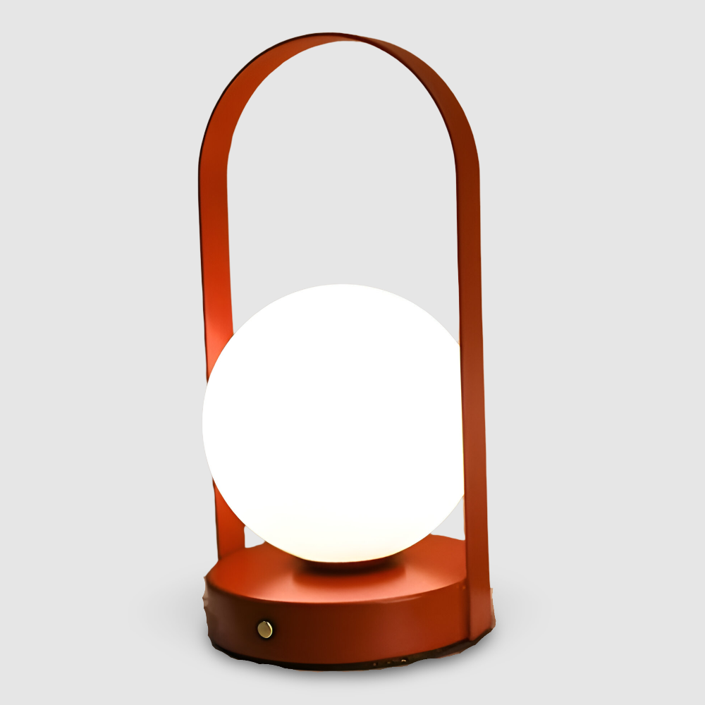 OrbitaLED - Kabellose Orb-Tischlampe - Wiederaufladbar & Rostfrei