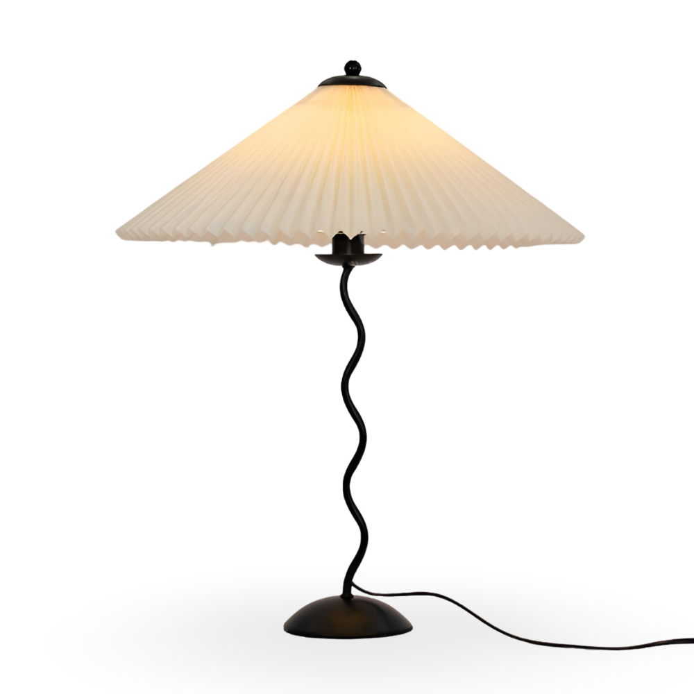 Ori Squiggle Lampe - Gefaltete Tischlampe- Origami LED Tischlampe