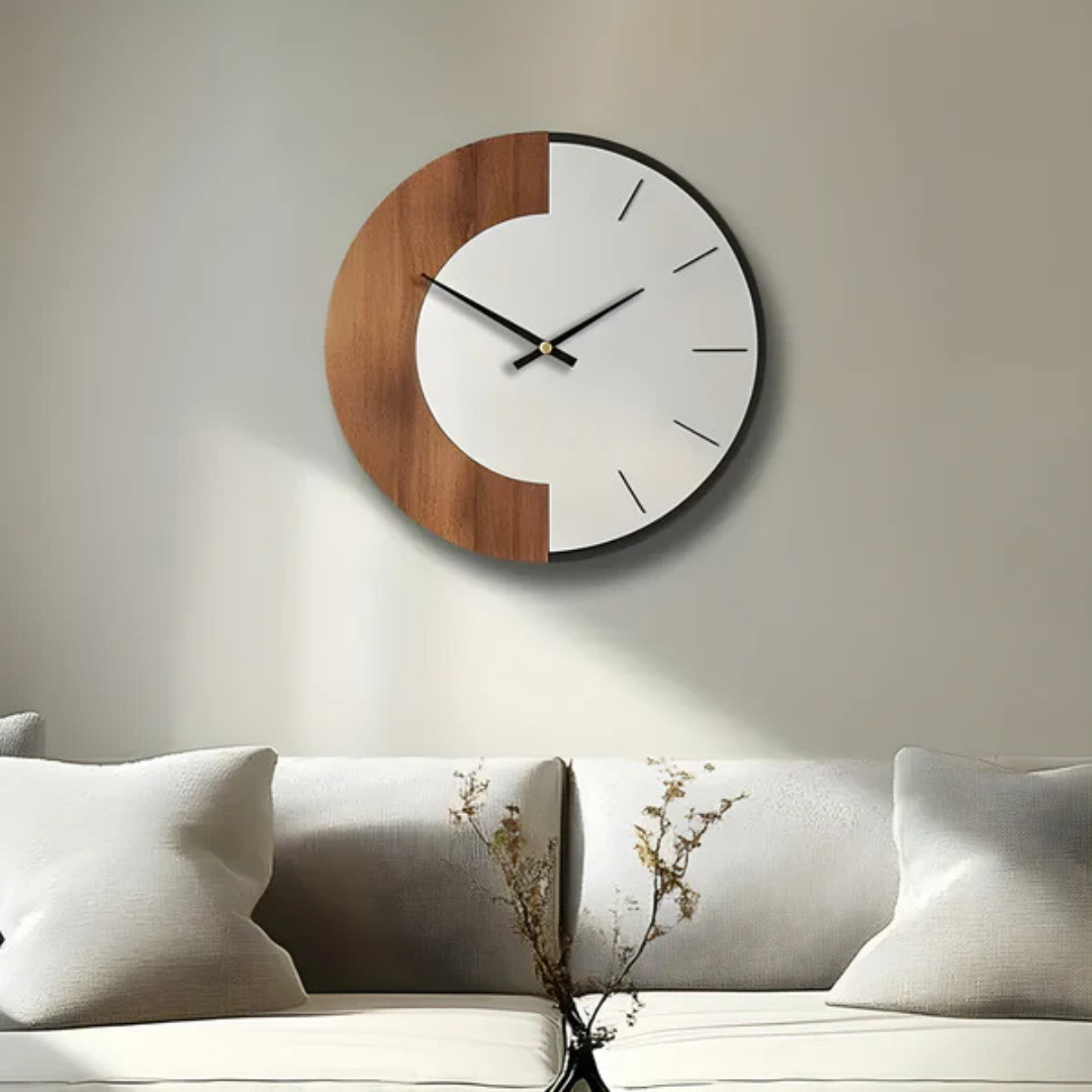 Oud Große Wanduhr | Hochwertiges Holz, Modernes Design 3