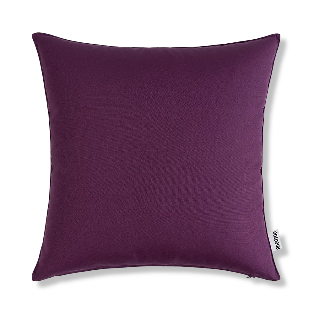 Outdoor Kissenhülle 45x45 cm Wetterfest – Rustikales Leinen-Optik Kissen Natur für Garten & Terrasse – Wasserabweisend