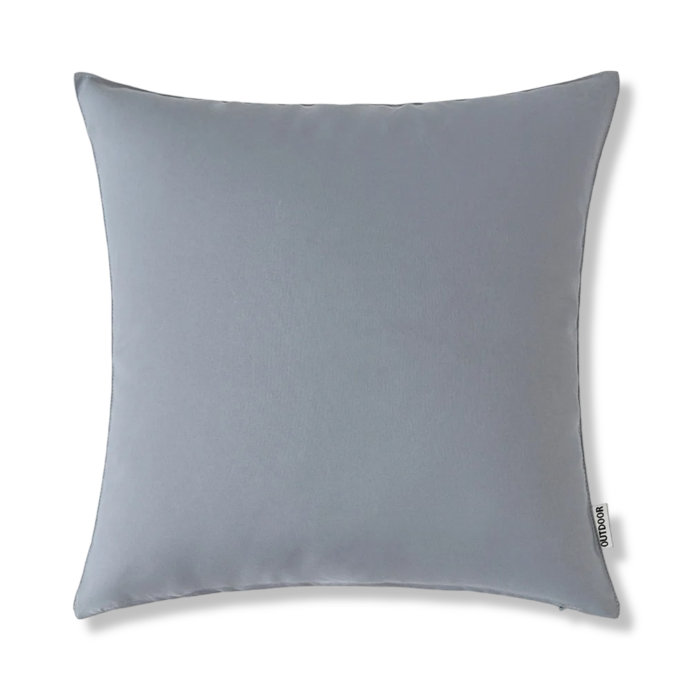 Outdoor Kissenhülle 45x45 cm Wetterfest – Rustikales Leinen-Optik Kissen Natur für Garten & Terrasse – Wasserabweisend