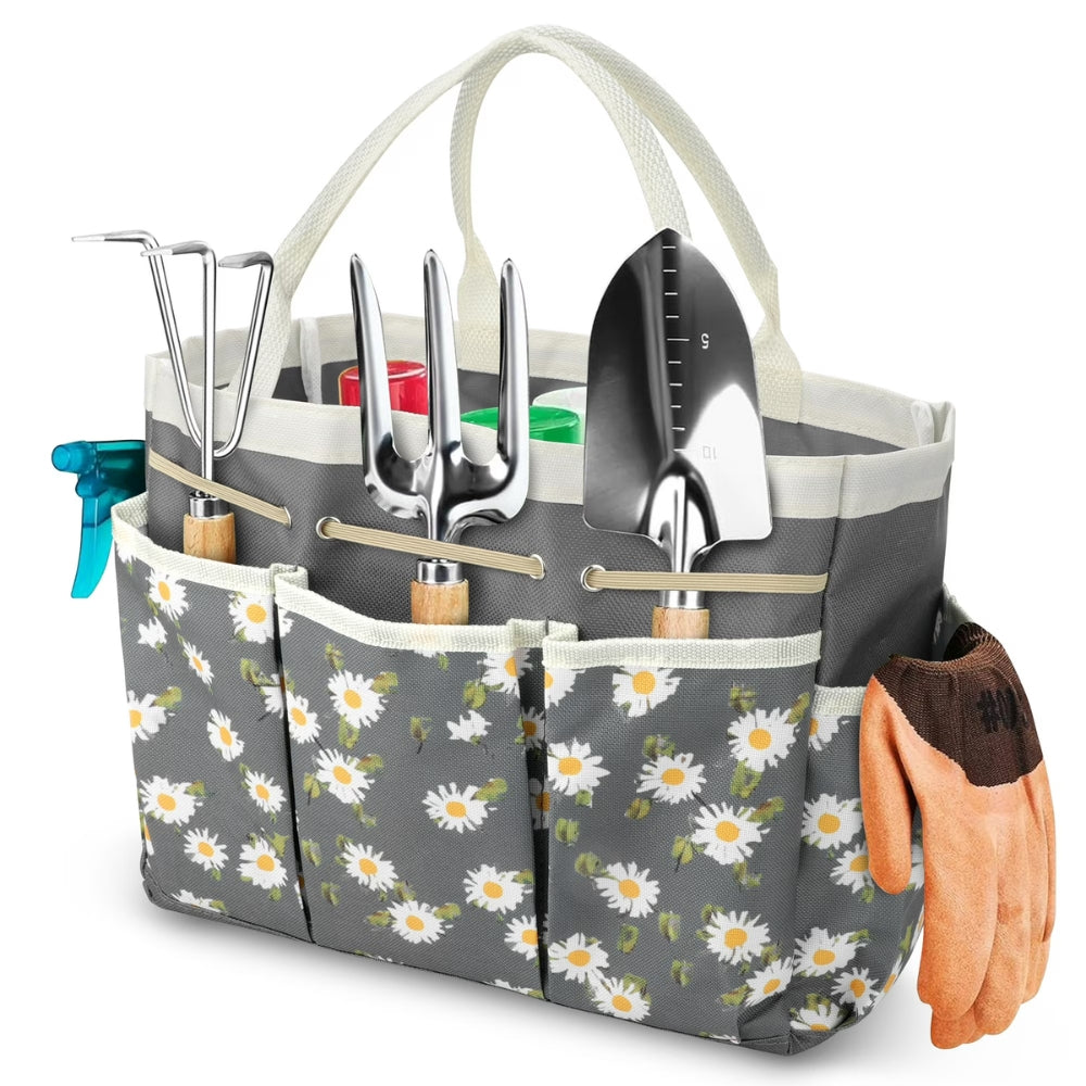 Gartentasche mit Taschen – Praktische Werkzeugtasche für Garten, Camping, Picknick & Outdoor
