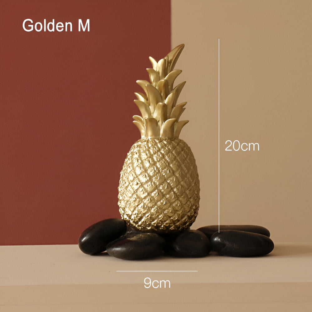 PineArt Decoration - Ananas Ornament aus Harz - Nordisch Kreativ Obstdekoration