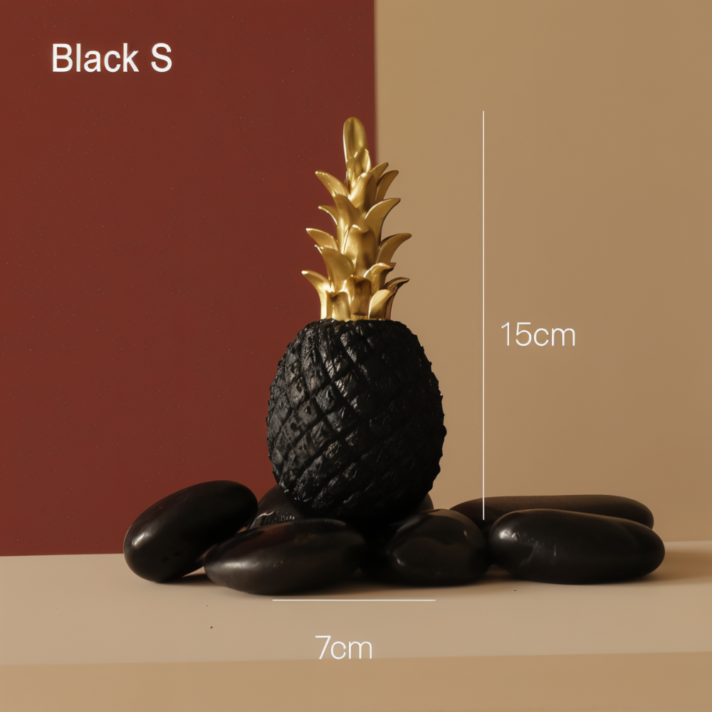 PineArt Decoration - Ananas Ornament aus Harz - Nordisch Kreativ Obstdekoration