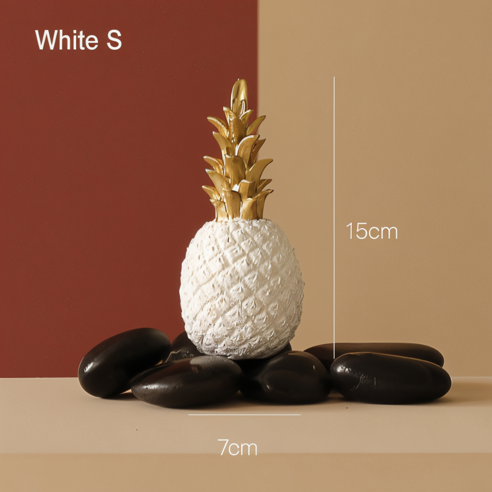 PineArt Decoration - Ananas Ornament aus Harz - Nordisch Kreativ Obstdekoration