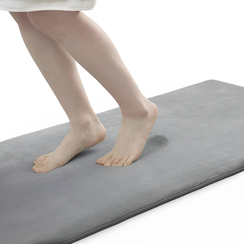 Plüschiger, Saugfähiger Badematte - Rutschfester Badematte für mehr Sicherheit und Komfort