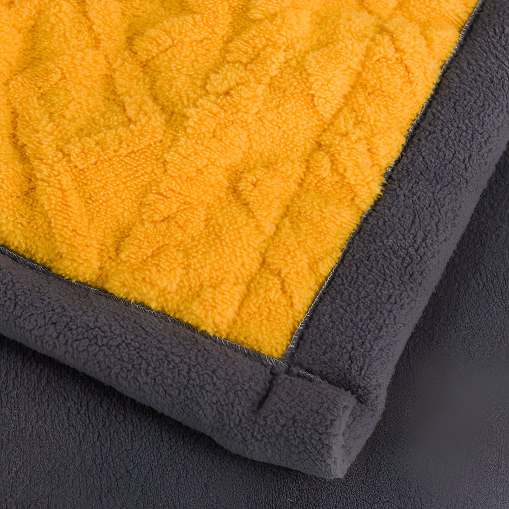 Doppelseitige Mikrofaser Fleece Kuscheldecke – Warme Wohndecke, Maschinenwaschbar