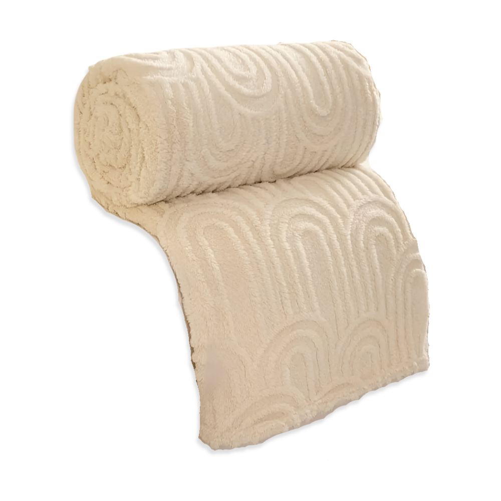 Plüsch Samt Arch Design Kuscheldecke für ultimativen Komfort
