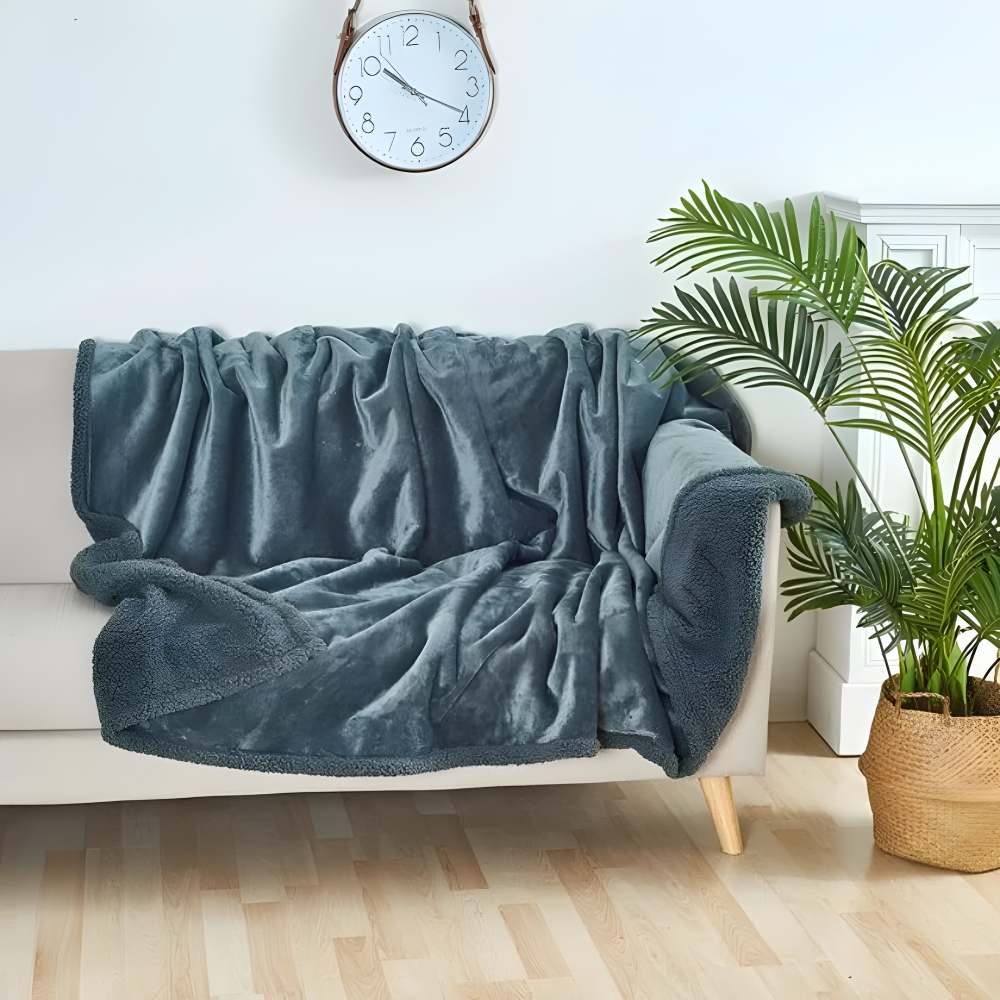 Polyesterplüsch Mikrofaser Plaid - Wasserdichte Kuscheldecke für ultimativen Komfort