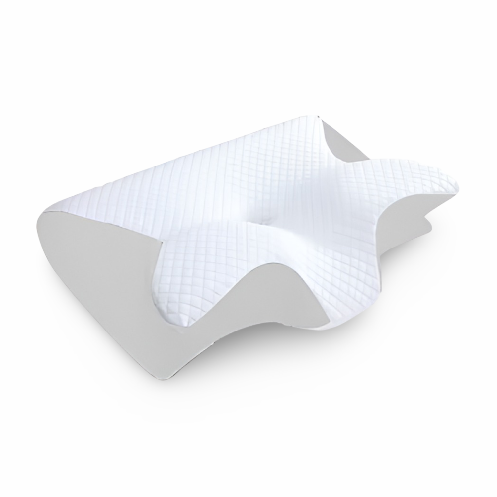 Orthopädisches HWS Nackenstützkissen – Butterfly Design mit Armablage – Memory Foam gegen Nackenschmerzen (60x35cm)
