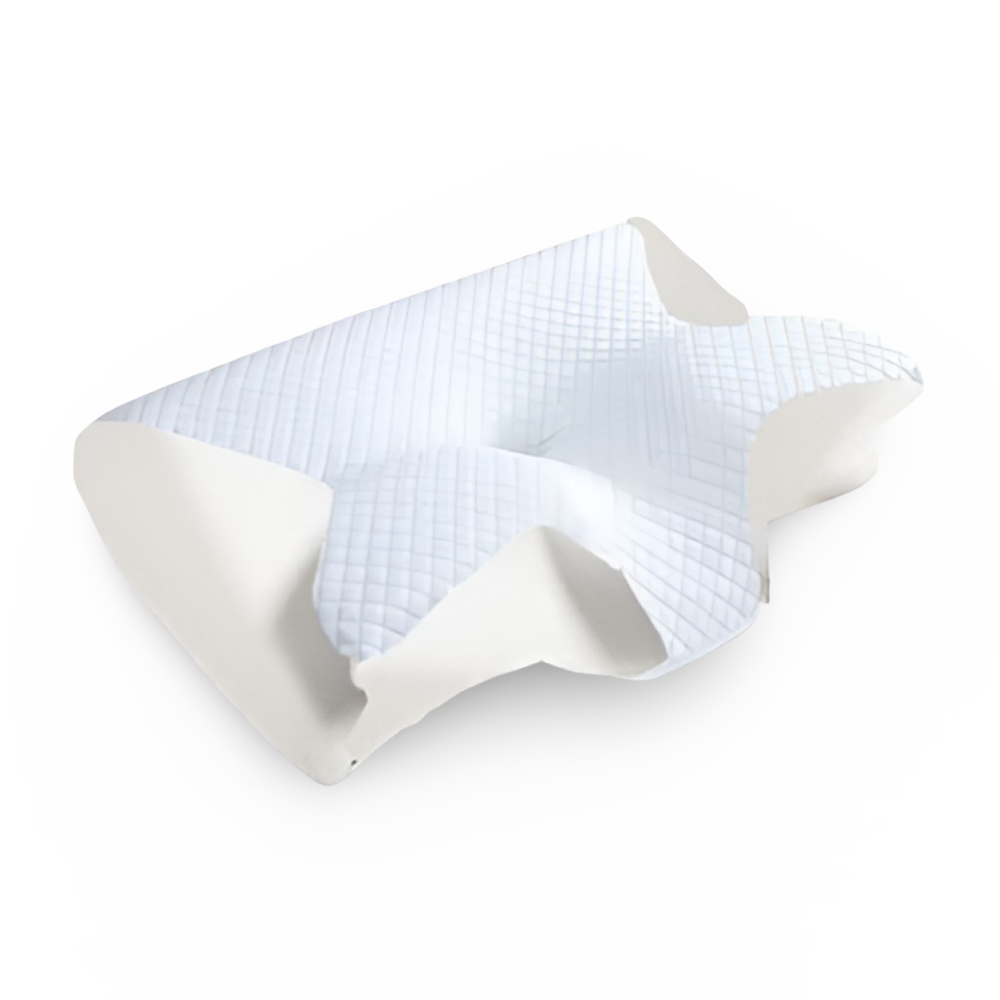 Orthopädisches HWS Nackenstützkissen – Butterfly Design mit Armablage – Memory Foam gegen Nackenschmerzen (60x35cm)