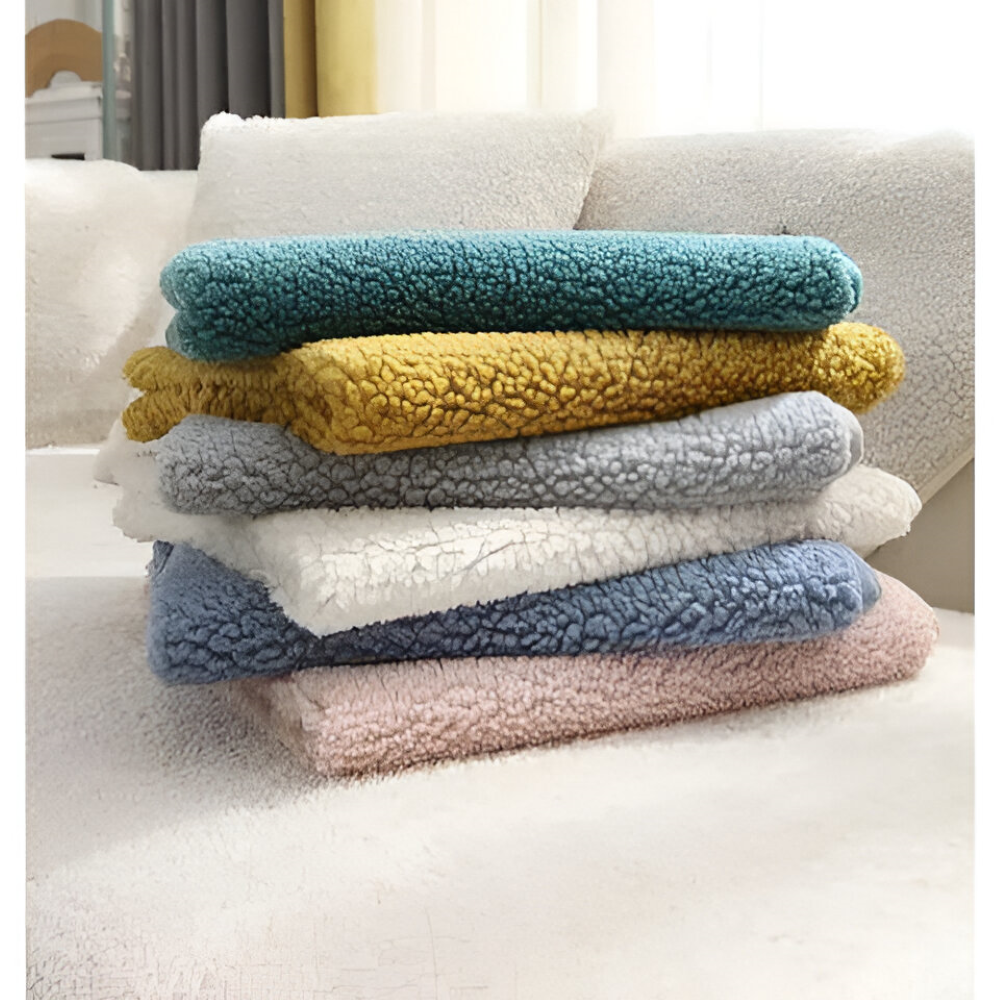 Premium Plüsch Sofabezug Rutschfest - Weicher Polyester Couchbezug