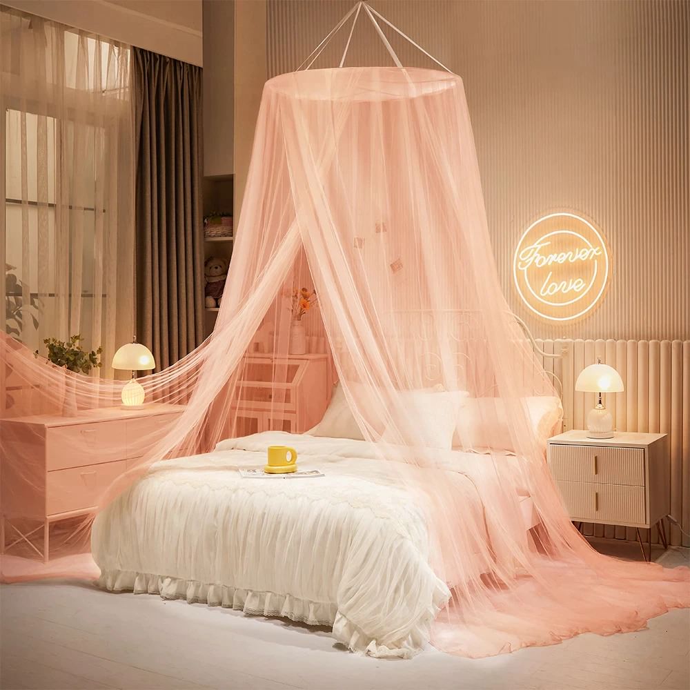 Prinzessin Betthimmel für Kinderzimmer | Weiches Polyester, Gemütlich 0