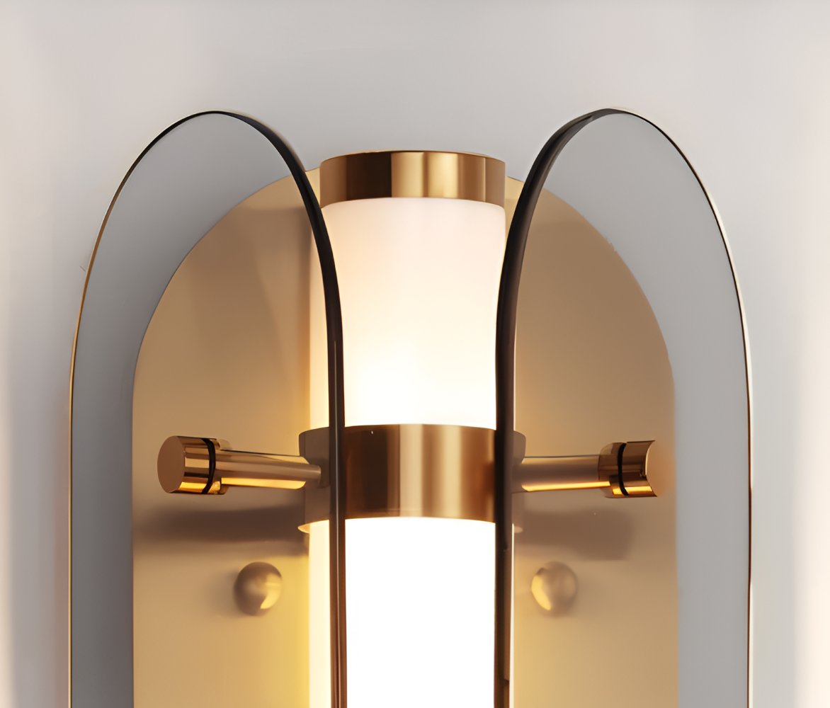PrismGlos Wandleuchte - Glas Wandleuchte - Ellipse Wandleuchte Design - Moderne Wandleuchten LED