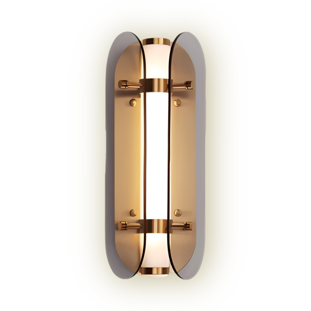 PrismGlos Wandleuchte - Glas Wandleuchte - Ellipse Wandleuchte Design - Moderne Wandleuchten LED