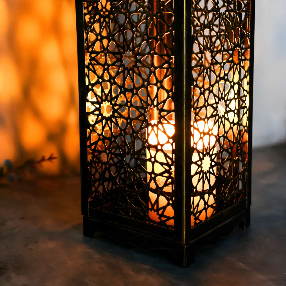 Quaint Arabesque Kerzenhalter - Dekorative Metall Kerzenlaterne