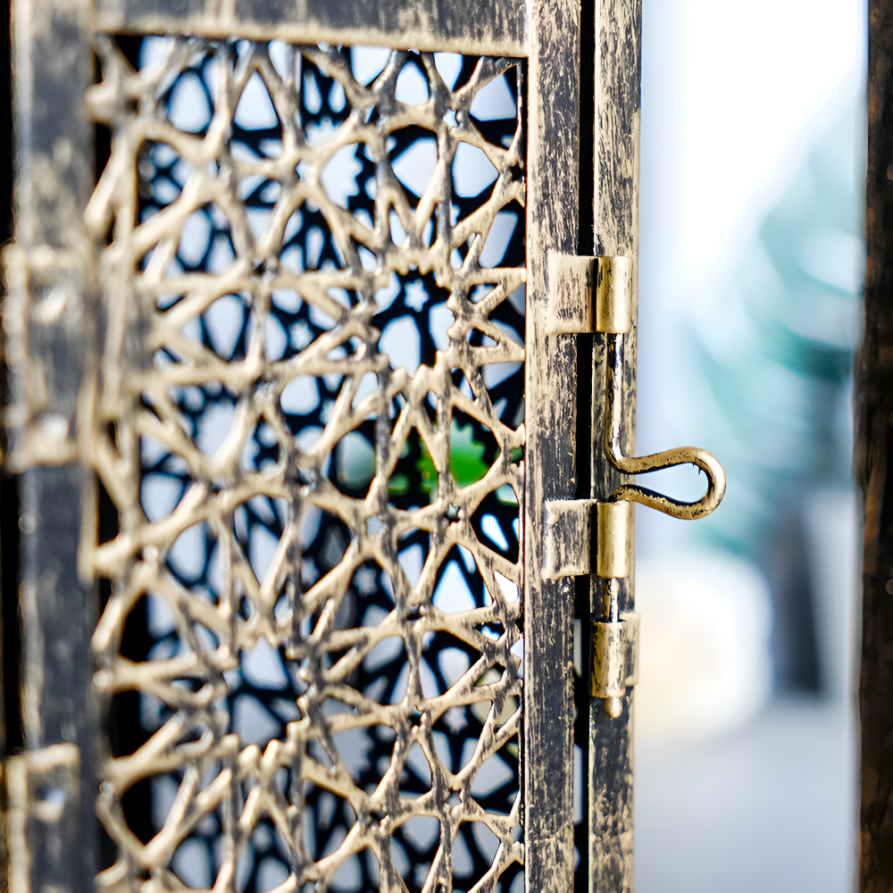 Quaint Arabesque Kerzenhalter - Dekorative Metall Kerzenlaterne