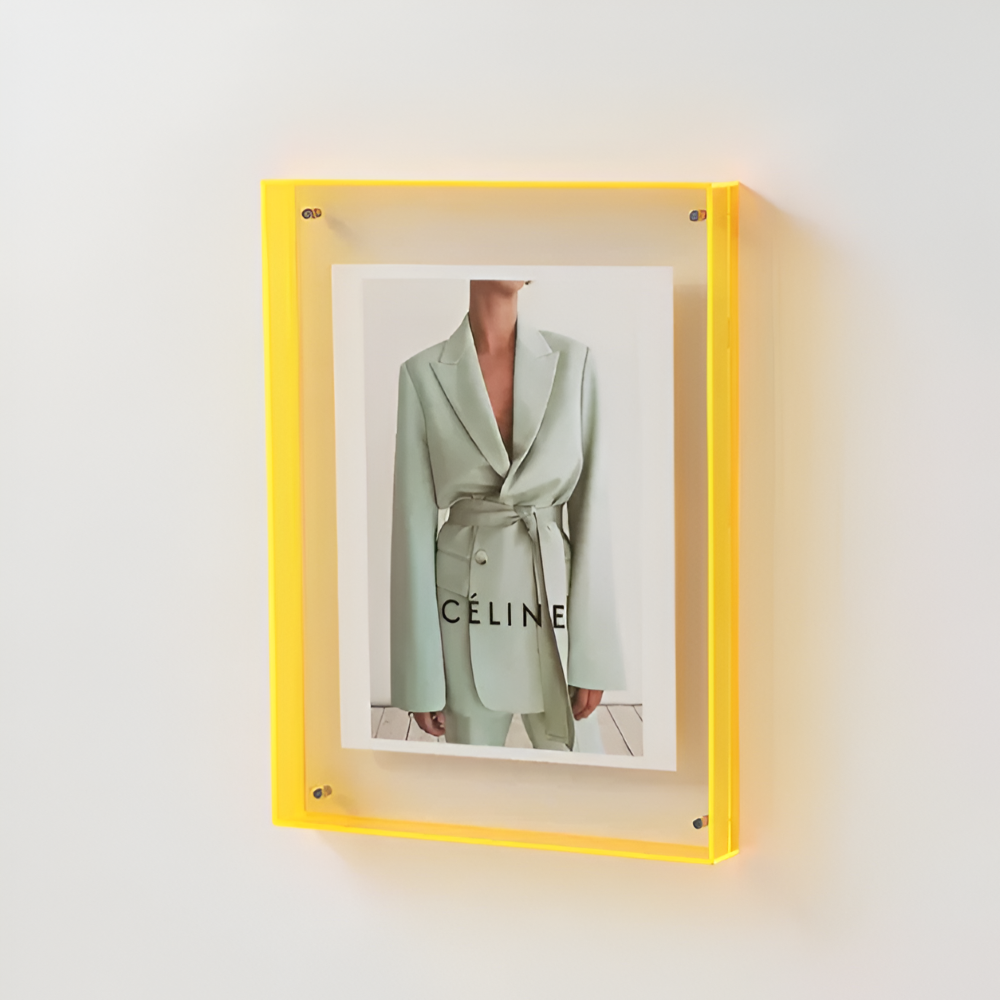 RectaCryl Bilderrahmen - Moderner, Minimalistischer Acryl Bilderrahmen