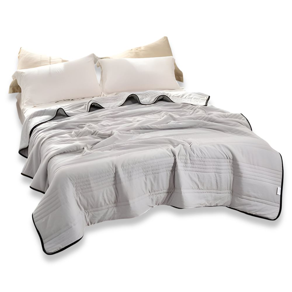 RefreshLux Kühldecke - Atmungsaktive Sommerdecke- Kühlende Decke für den Sommer