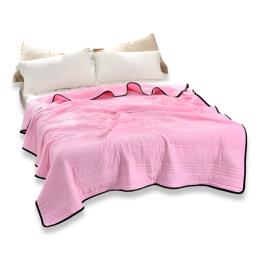 RefreshLux Kühldecke - Atmungsaktive Sommerdecke- Kühlende Decke für den Sommer