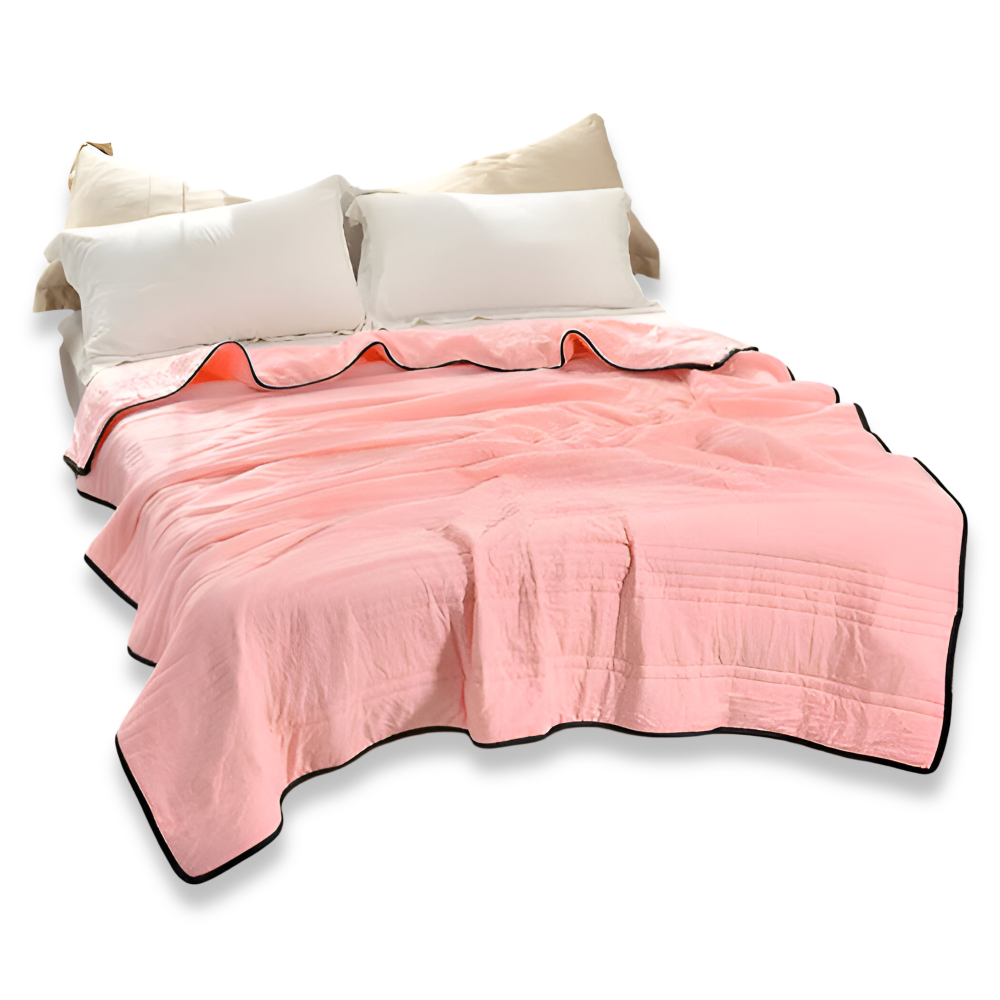 RefreshLux Kühldecke - Atmungsaktive Sommerdecke- Kühlende Decke für den Sommer