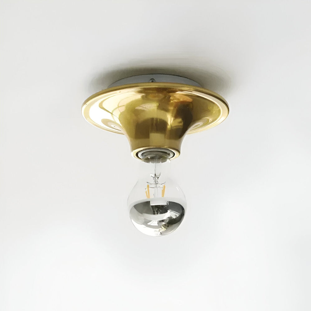 Industrielle Retro-Wandleuchte – Vintage-Lampe aus Eisen – Ø 15 cm mit E27-Fassung