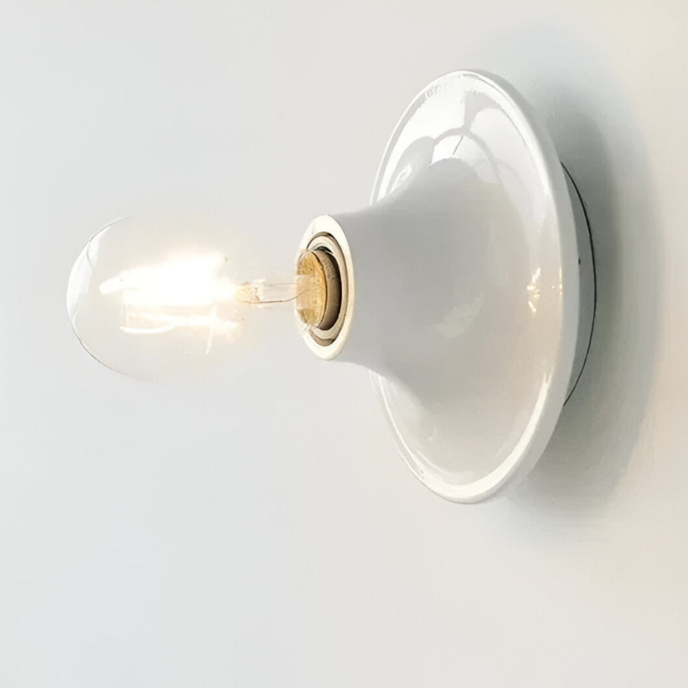 Industrielle Retro-Wandleuchte – Vintage-Lampe aus Eisen – Ø 15 cm mit E27-Fassung