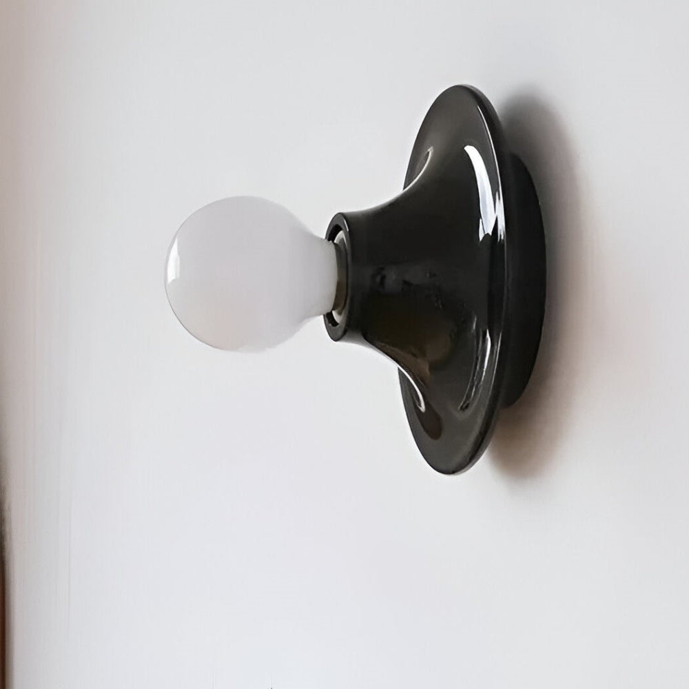 Industrielle Retro-Wandleuchte – Vintage-Lampe aus Eisen – Ø 15 cm mit E27-Fassung