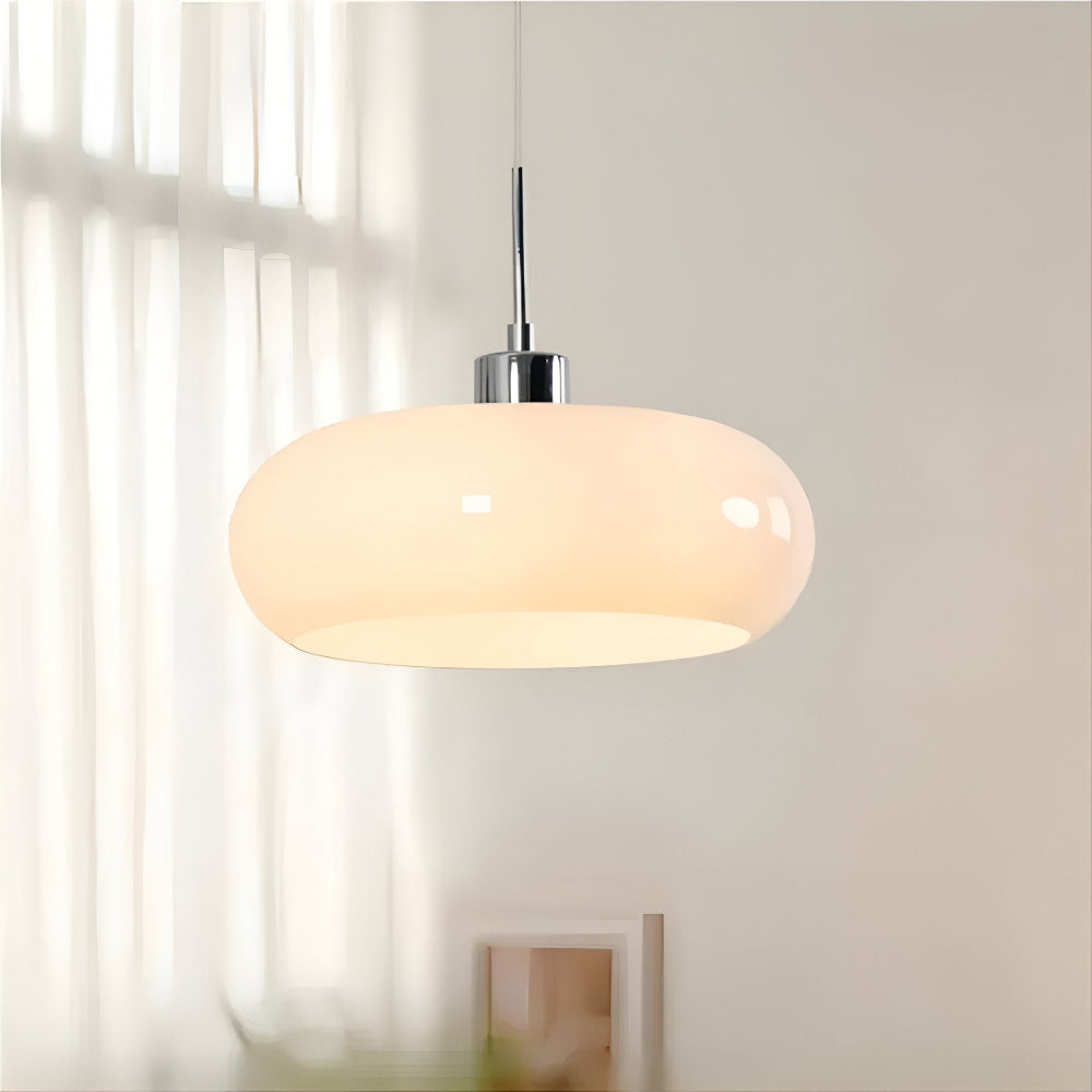 Retro Minimalistische Bauhaus Glas Pendelleuchte - Moderne Kreisförmige Hängelampe