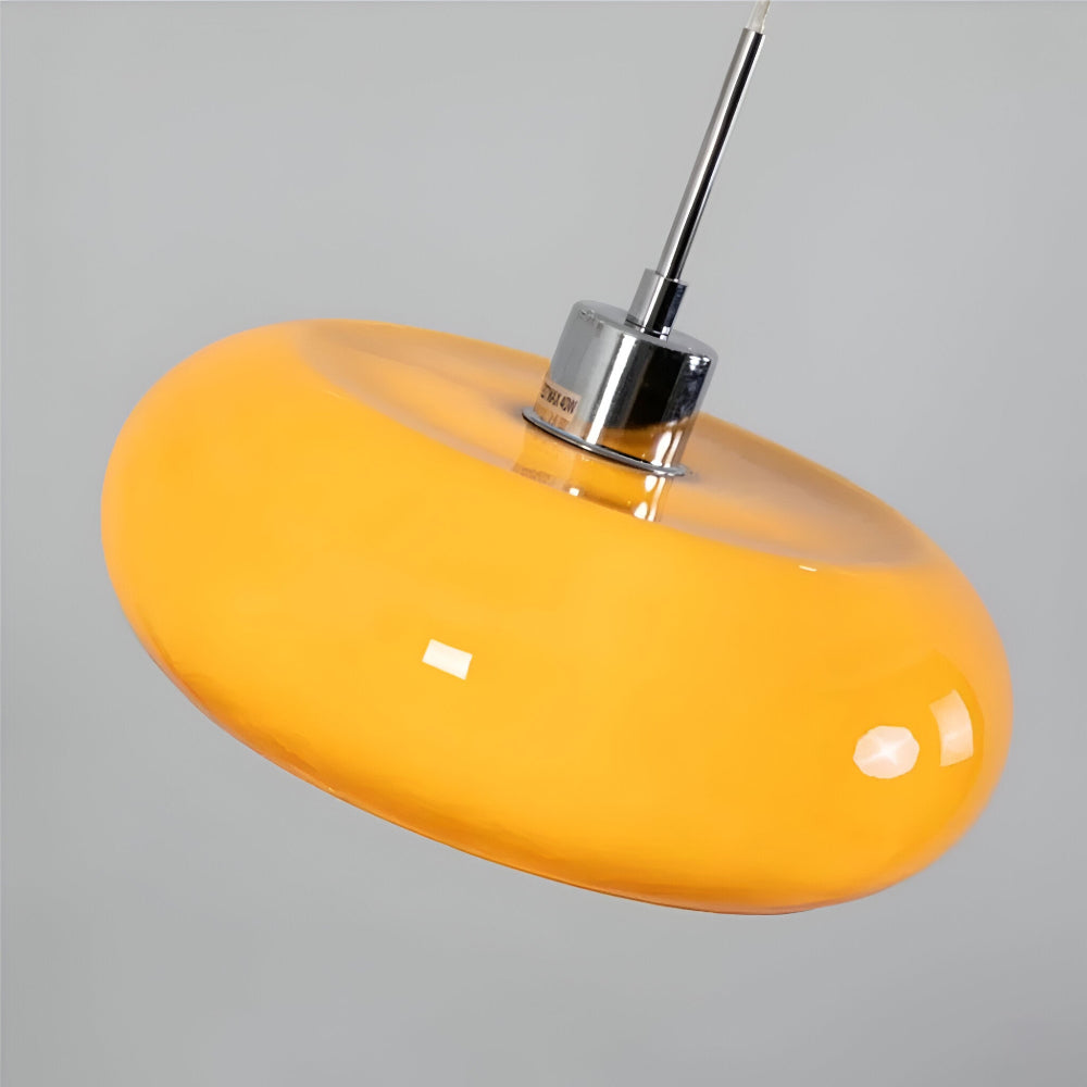 Retro Minimalistische Bauhaus Glas Pendelleuchte - Moderne Kreisförmige Hängelampe