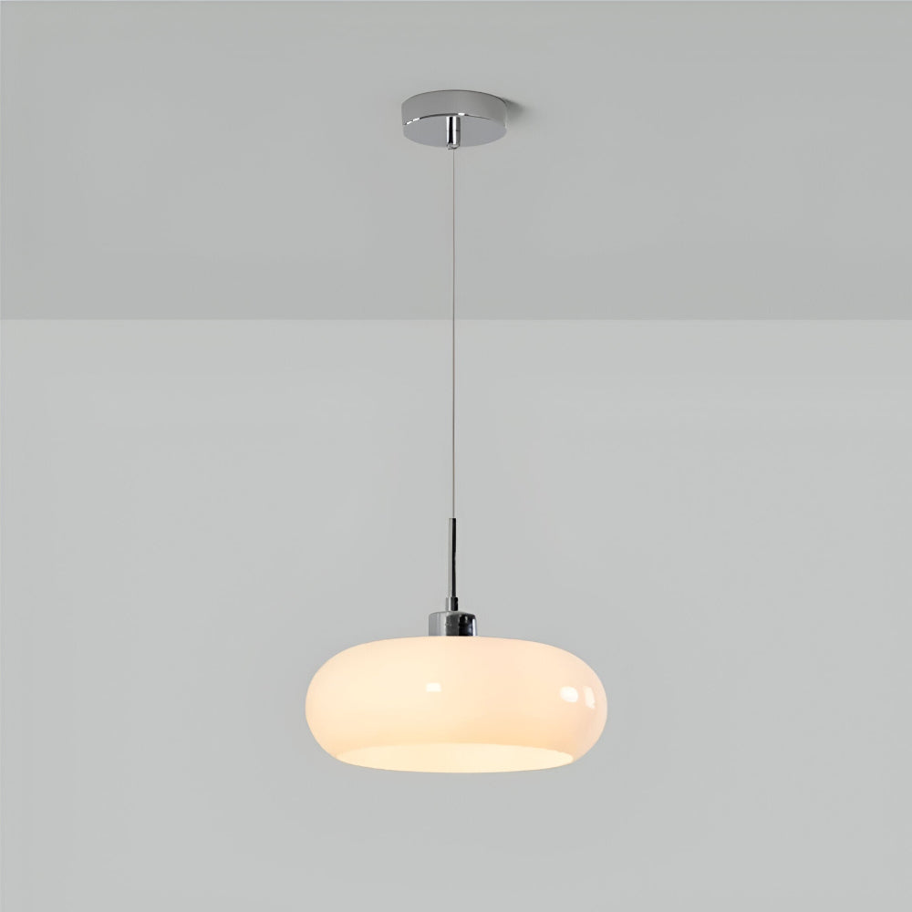 Retro Minimalistische Bauhaus Glas Pendelleuchte - Moderne Kreisförmige Hängelampe
