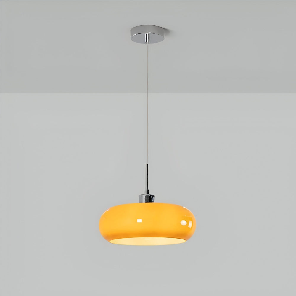 Retro Minimalistische Bauhaus Glas Pendelleuchte - Moderne Kreisförmige Hängelampe