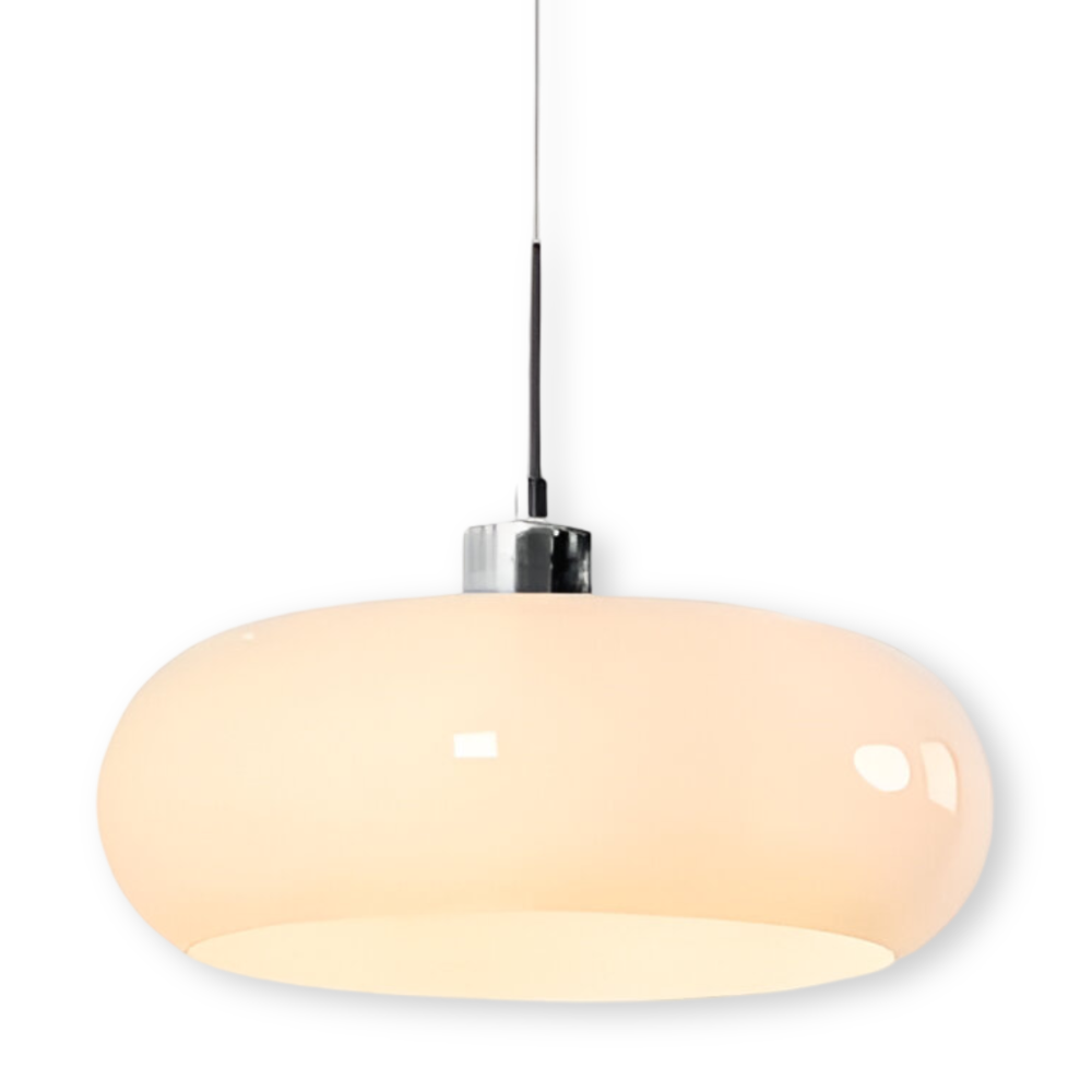 Retro Minimalistische Bauhaus Glas Pendelleuchte - Moderne Kreisförmige Hängelampe