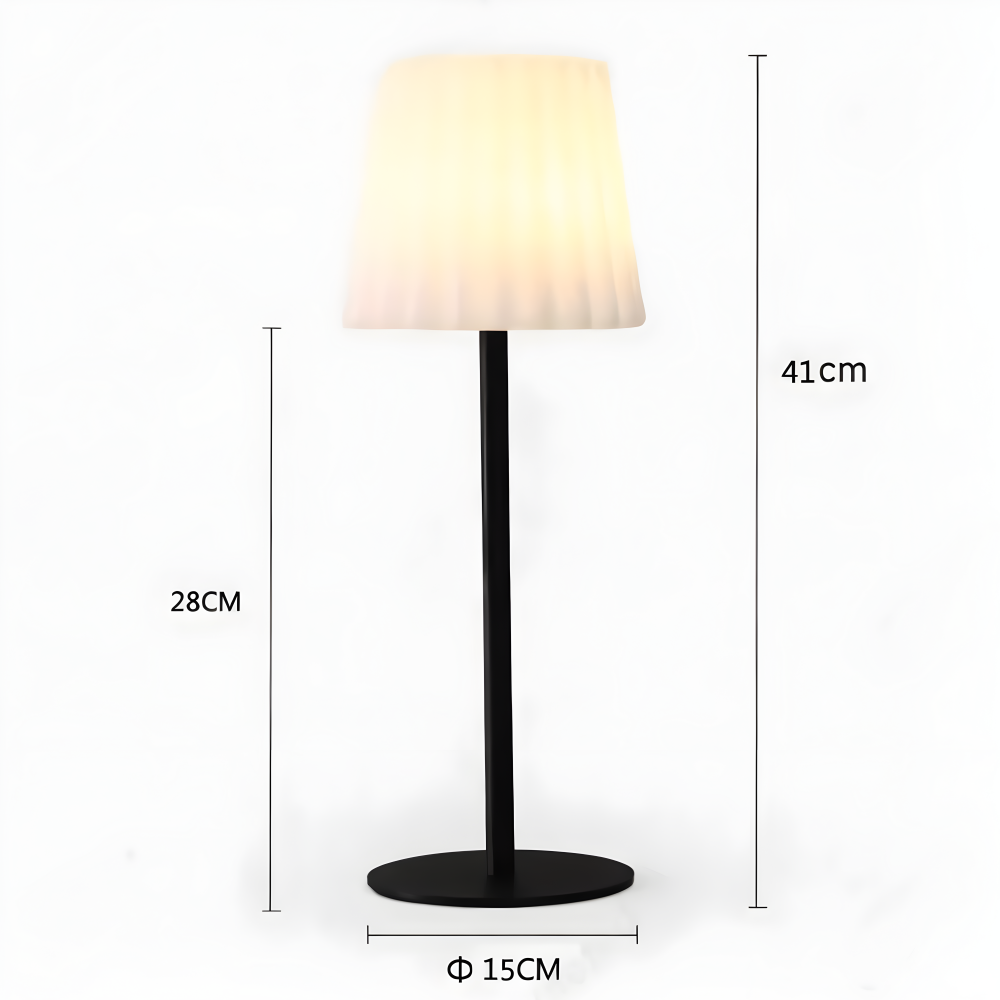 RibbeGlo Kabellose Tischlampe - Kompaktes & Robustes LED Nachtlicht mit Fernbedienung