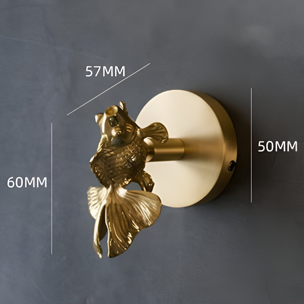 Rustikale Kleiderhaken mit Tiermotiven – dekorative Wandhaken aus Messing mit Golddetails