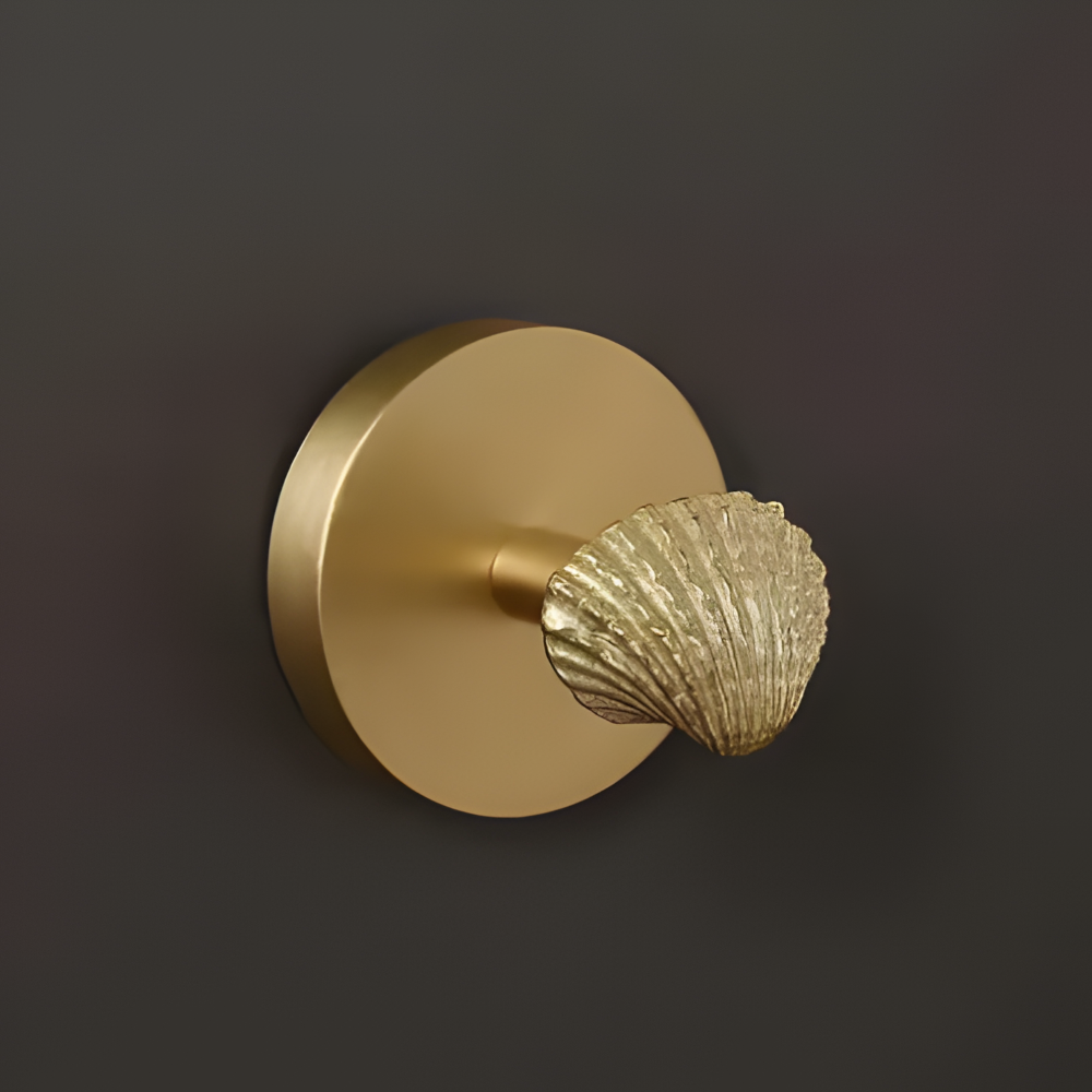 Rustikale Kleiderhaken mit Tiermotiven – dekorative Wandhaken aus Messing mit Golddetails