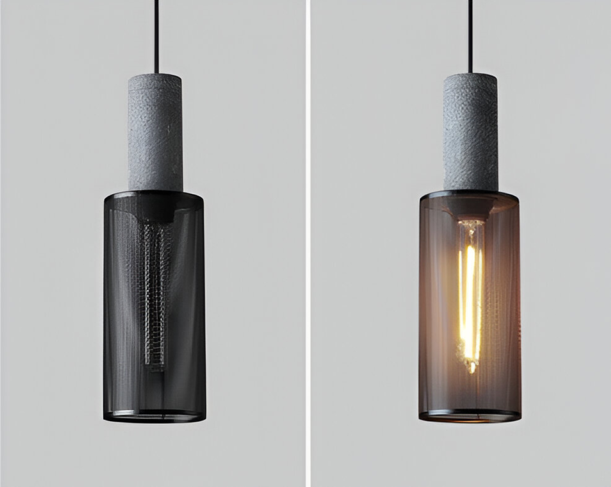 Rustic Pendelleuchte - Moderne Retro Schwarze Industrieleuchte - Verstellbare Hängelampe
