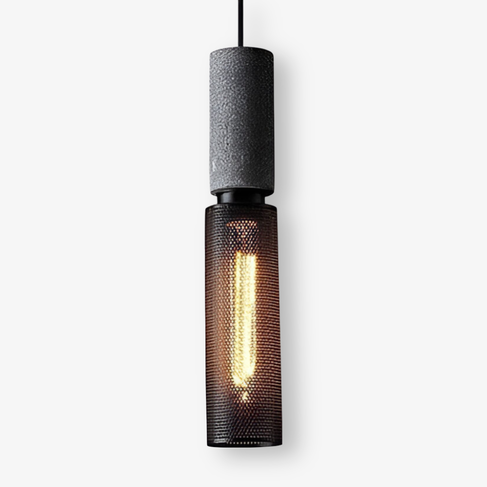 Rustic Pendelleuchte - Moderne Retro Schwarze Industrieleuchte - Verstellbare Hängelampe