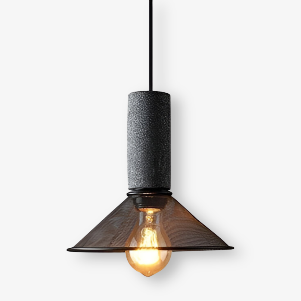 Rustic Pendelleuchte - Moderne Retro Schwarze Industrieleuchte - Verstellbare Hängelampe