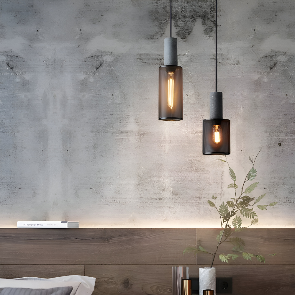 Rustic Pendelleuchte - Moderne Retro Schwarze Industrieleuchte - Verstellbare Hängelampe