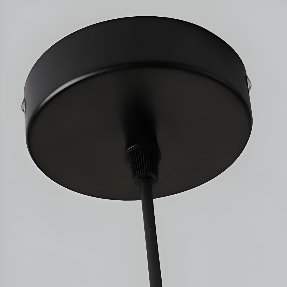 Rustic Pendelleuchte - Moderne Retro Schwarze Industrieleuchte - Verstellbare Hängelampe