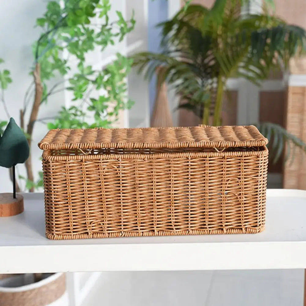 Rustré Kabelbox | Rustikales Design, Praktische Organisation, 31,5 x 13 x 13 cm 5