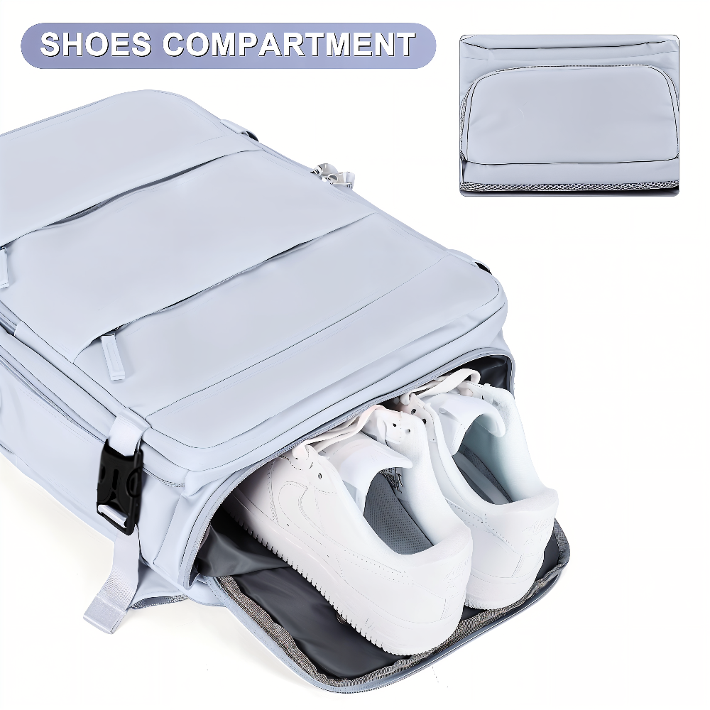 Savvy Multi-Compartment Reisetasche - Rucksack mit Schuhfach - Reise-Rucksack