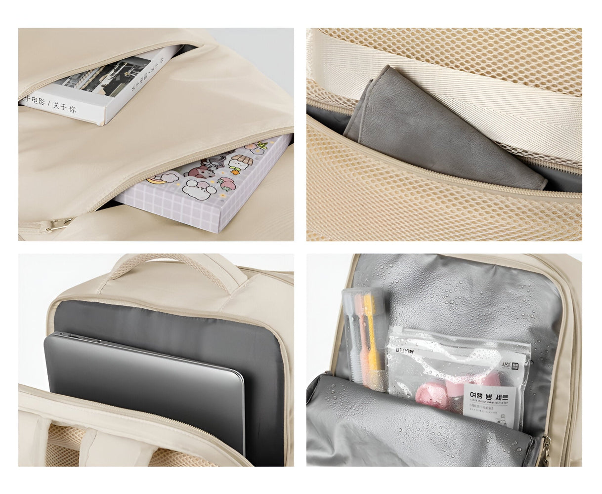 Savvy Multi-Compartment Reisetasche - Rucksack mit Schuhfach - Reise-Rucksack
