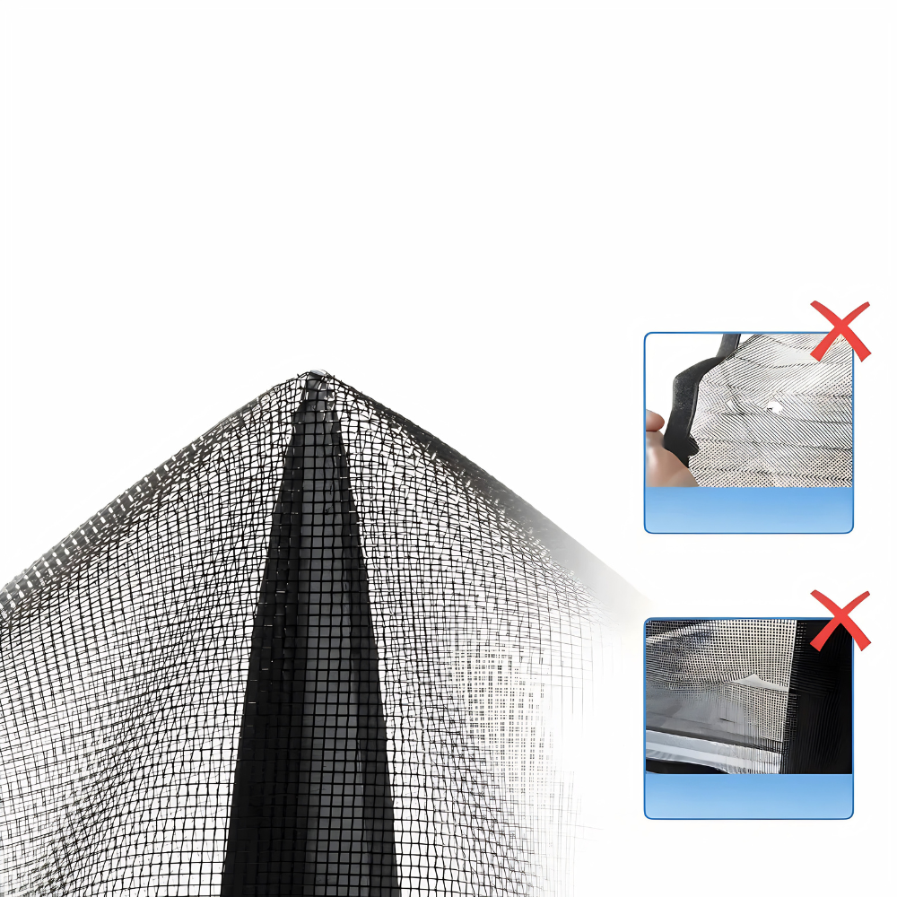 Selbstschließend Fliegengitter Tür – Langlebiges Polyester für Insektenschutz im Zuhause