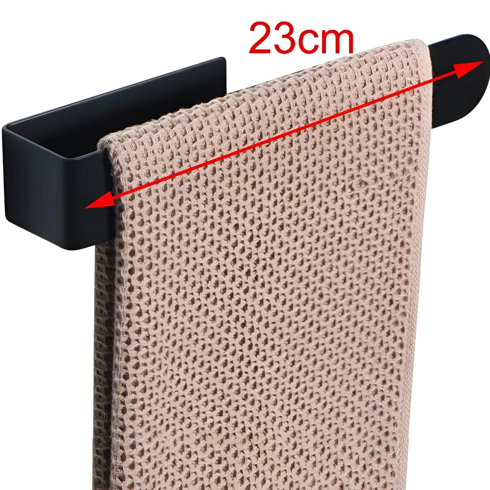 Selbstklebender Handtuchhalter Bad & Küche - 23cm/27cm Edelstahl 304 Rostfrei, Wandmontage