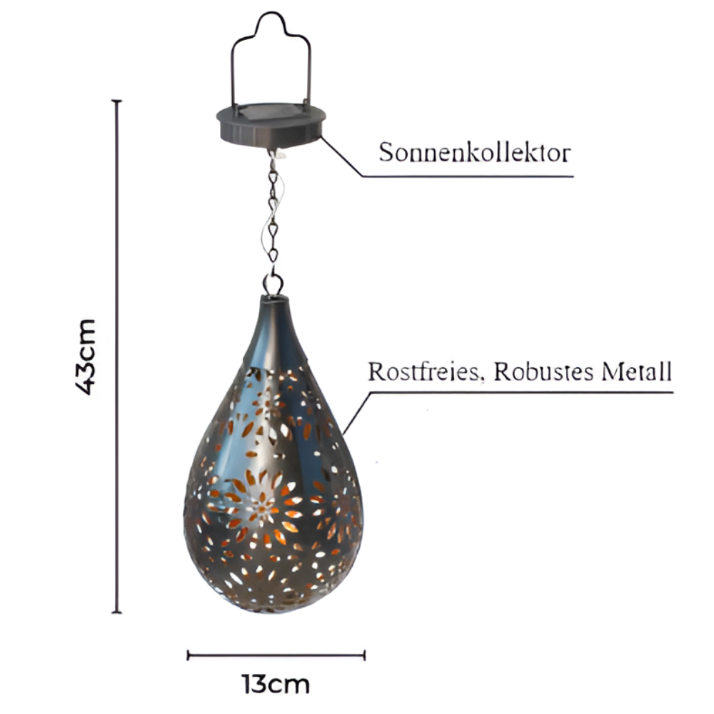 ShadowArt - Solarbetriebene und wasserdichte Hollowed-Out Lichter