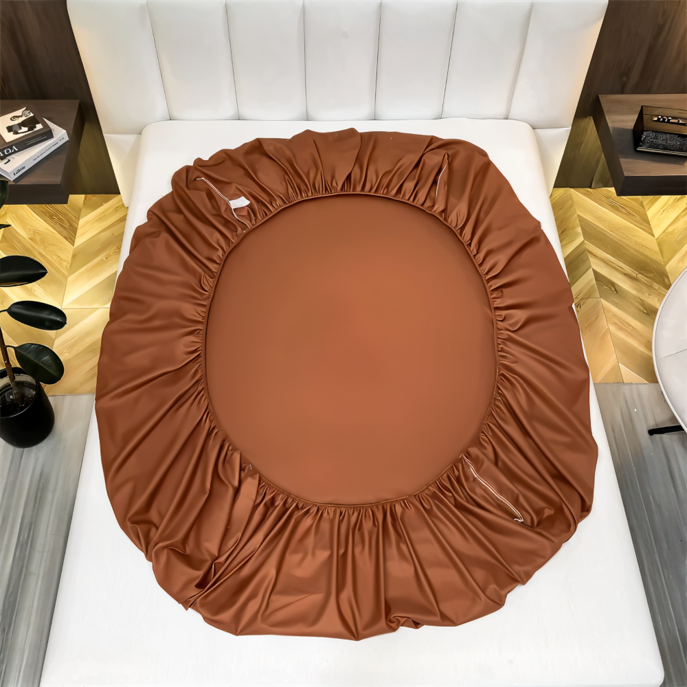 ShieldLush - Premium Weiches Baumwolle Spannbetttuch mit Elastischem Rand